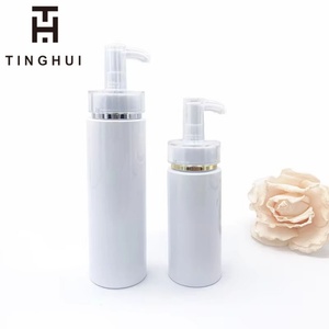 Botella de Plástico PET de Lujo de 100 ml, 250 ml, 300 ml, 500 ml para el Cuidado de la Piel, Botella Redonda Blanca para Ducha, Champú, Loción Corporal Vacía con Bomba - Product Image 6