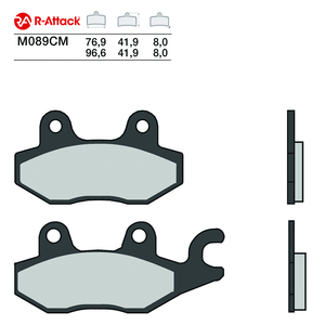 Pastillas de Freno para Motocicleta R-Attack M089CM, Carbono Cerámico, Delanteras y Traseras, Homologadas R90 - Product Image 1
