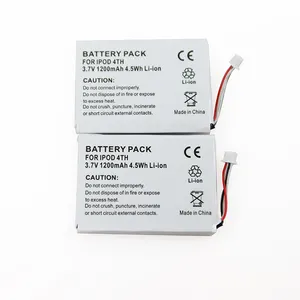 616-0183 3.7V 1200mah 750mAh li-polimer yedek 3.7v lipo pil için klasik 4th üretimi