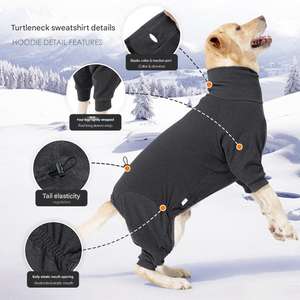 Casaco Ajustável para Cães de Médio a Grande Porte, Roupa de Inverno Quente para Animais de Estimação, Suéter Anti-Frio de Quatro Patas - Product Image 3