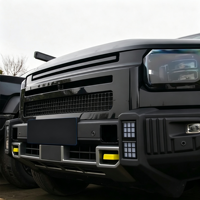 Nouveau Kit de Modification de Voiture Jietu Traveler T2 en Plastique Noir Brillant pour Pare-chocs Avant et Calandre - Pièces Auto