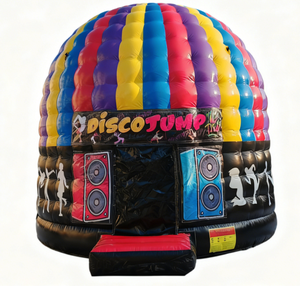 Château gonflable musical Dicos avec aire de jeux interactive et dispositifs de sécurité pour enfants - Product Image 1