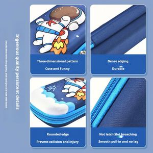 X1010-2 Estuche de Lápices 3D Barato con Diseño de Unicornio, 23x10cm, Gran Capacidad para Niñas y Niños, Uso Escolar y de Oficina - Product Image 3