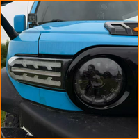 Conjunto de Faros LED para Toyota FJ Cruiser 2007-2024, Luz de Giro Secuencial, Luz de Esquina, DRL, Lente de Proyector Bi-LED