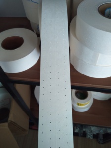 Cinta de unión de placa de yeso cinta de papel y cinta autoadhesiva de fibra de vidrio para grietas - Product Image 6