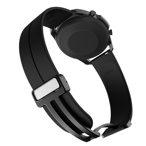 Bracelet à boucle magnétique pour <span class=keywords><strong>Garmin</strong></span> <span class=keywords><strong>Venu</strong></span> 3/Forerunner 255 <span class=keywords><strong>Music</strong></span> /Vivoactive 4/Vivoactive 3 Bracelet <span class=keywords><strong>Venu</strong></span> 2 Plus Bracelet de montre en silicone - Product Image 5