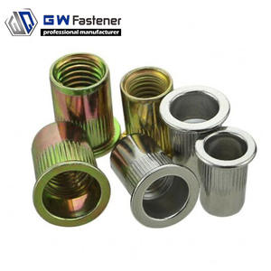 Staal Platte Kop Gekartelde Lichaam Dunne Muur Geribbelde Grote Flens Klinknagel Noten - Product Image 5