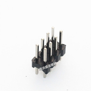 Jia Hongsheng 2.54mm Pitch Double Row Header 2x2P To 40P <b>Iron</b> Gold Plated Copper Pins Electrical Connectors - Product Image 3