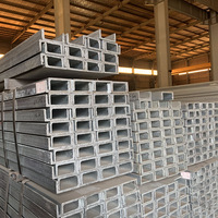 Profilés en U galvanisés, barres en C, acier au carbone HDG pour la construction de toitures, supports muraux et structures