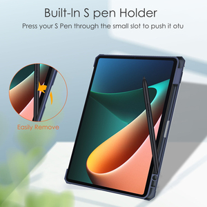 Funda Protectora para Tablet Redmi Pad 2 2025 de 11 Pulgadas, Material de PC Resistente a Impactos y PU Suave, con Ranura para Lápiz - Product Image 6