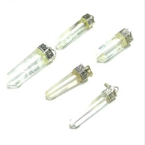 High quality <b>Crystal</b> Pendant clear <b>crystal</b> Point <b>Healing</b> Gemstone Pencil <b>Crystal</b> Hexagonal point Jewelry <b>Necklace</b> Wholesaler - Product Image 1