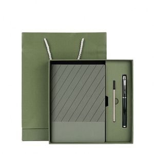 Cuaderno de Negocios de Cuero PU de Lujo Personalizado y Juego de Bolígrafos, Papelería Promocional con Logotipo Personalizado - Product Image 1