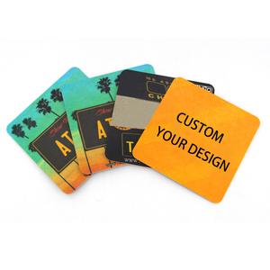 <strong>Personalised</strong> Table Custom Printing Logo Coffee Tea <strong>Beer</strong> Mug Cup Sublimation Cork Coaster Car MDF Wooden Coasters for Drinks - Product Image 4