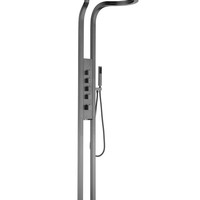Ensemble de douche cascade multifonctionnel mural avec panneau de contrôle thermostatique en acier inoxydable pour SPA