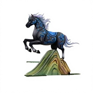 Linterna Flotante 3D de Caballos Galopantes Pequeños para Festivales del Año Nuevo Chino, <span class=keywords><strong>Promociones</strong></span> de Centros Comerciales, Novedad en Venta, para Exteriores - Product Image 2