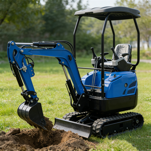 משלוח חינם - מחפרון קטן חדש 1.7 טון - לעיבוד חקלאי עם מנוע קובוטה מאושר EPA מיני מחפרון - Product Image 1