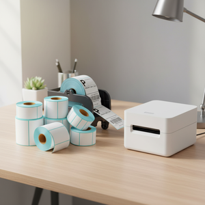 สติกเกอร์ติดฉลากอาหารแบบเขียนได้ ลบได้ และนำกลับมาใช้ใหม่ได้ ทำจากกระดาษที่ละลายน้ำได้ สำหรับการเตรียมอาหารและการใช้น้ำมันมะกอก - Product Image 1