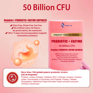 Nhiều enzyme tiêu hóa và viên nang lợi khuẩn giúp phân hủy protein và chất béo để hỗ trợ sức khỏe đường ruột - Product Image 4