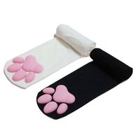 Nouvelle Arrivée Chaussettes Japonaises 3D Patte de Chat Mignonnes Lolita Cosplay Chaussettes Hautes Jambes pour Femmes
