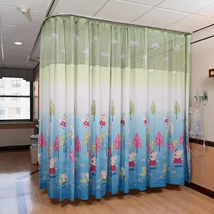 Fabrik Großhandel medizinische Trennwände drucken Kinder Krankenhaus Vorhang Lieferanten Vorhänge für Krankenhaus