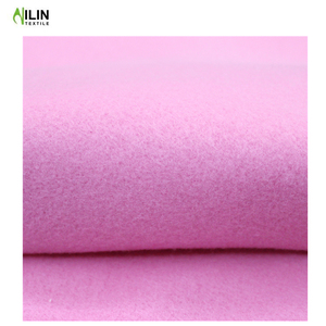 Tissu polaire tricoté uni teint en fil continu 100 % polyester de haute qualité, brossé d'un côté, pour sweat-shirt - Product Image 4