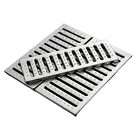 Grille de drainage extérieure en acier inoxydable estampé, antidérapante, anticorrosion, durable pour système de drainage appartement et villa