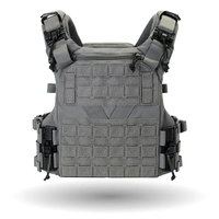 Fabricant professionnel d'accessoires militaires, gilet tactique en nylon avec logo personnalisé, porte-plaque à dégagement rapide, sac en Cordura