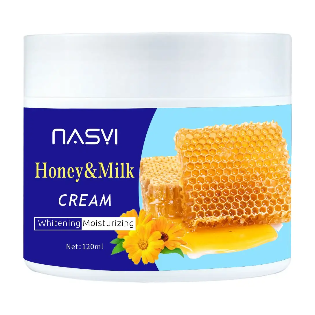 Oem ODM hữu cơ sản phẩm chăm sóc da mặt Kem làm trắng mật ong & sữa giữ ẩm mặt Kem & lotion