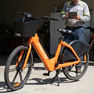 Intelligentes Vernetztes <span class=keywords><strong>E</strong></span>-Bike-Sharing mit 4G IoT-Schloss, Dockless-Transitflotte für Universitätscampus - Product Image 3