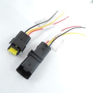 Fabrika <span class=keywords><strong>2</strong></span>/<span class=keywords><strong>3</strong></span>/4/6 Pin yollu FCI otomotiv konnektör erkek ve kadın oto su geçirmez konnektör kablo tesisatı - Product Image 2