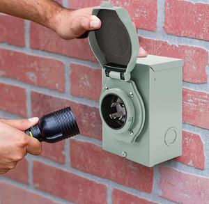 Máy Phát Điện Lên Đến 7,500 Chạy Watts PB30 30-Amp NEMA 3R Điện Đầu Vào Hộp - Product Image 5