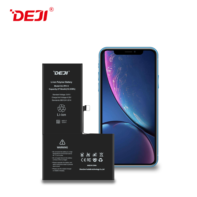 DEJI digital mobile phone battery for bateria iPhone X 10