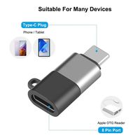 Adaptor OTG Hot-8 Pin ke USB-C / Type-C untuk Ponsel (Tidak Berlaku untuk Seri Ponsel 16)