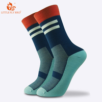 Chaussettes de vélo de haute qualité pour hommes, avec logo OEM, respirantes, en nylon Coolmax, pour le sport et la course à pied, personnalisables