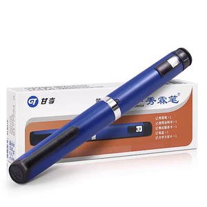 <span class=keywords><strong>Stylo</strong></span> <span class=keywords><strong>injecteur</strong></span> d'<span class=keywords><strong>insuline</strong></span> réutilisable pour usage corporel avec cartouche et boîte d'emballage en verre - Product Image 1