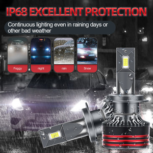 Bombillas LED para Faros Delanteros <span class=keywords><strong>M8</strong></span> PRO 60W 6000K H1 24V para Ix35 K5 y Todos los Coches - Alta Potencia, Ajuste Universal - Product Image 2