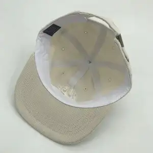코듀로이 사용자 정의 3D 자수 로고 모자와 사용자 정의 어린이 구조화되지 않은 스냅 백 모자
