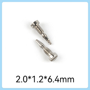Conector de Tornillo Automático de Cabeza Rota Conector de Acero Inoxidable <span class=keywords><strong>para</strong></span> <span class=keywords><strong>Gafas</strong></span> Ópticas con <span class=keywords><strong>Tornillos</strong></span> Pequeños - Product Image 3