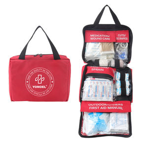 Botiquín de primeros auxilios de capa de compañero médico portátil de gran capacidad personalizado, botiquín de emergencia de primeros auxilios médicos para acampar - Product Image 1