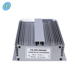 Aluminum Shell Step up 12V to <strong>24V</strong> 60A 1440W DC Boost Automotive Home Converter &amp; <strong>Inverter</strong> - Product Image 2