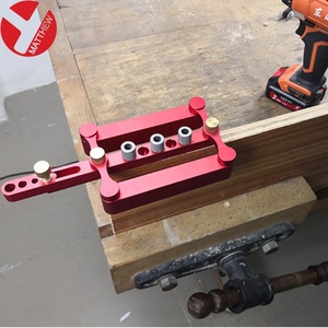 6 8 10mm in alluminio tassello giga Drill Guider <span class=keywords><strong>falegnameria</strong></span> in legno <span class=keywords><strong>per</strong></span> la lavorazione del legno - Product Image 5