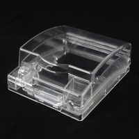 Boîtier de prise murale étanche transparent de haute qualité JOHNN, simple/double, protection IP55, interrupteur/prise 1 ou 2 modules