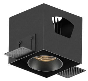 <span class=keywords><strong>Interior</strong></span> Trimless <span class=keywords><strong>LED</strong></span> Empotrable Downlight con Rejilla de doble cabezal Montaje en techo Sin marco Foco ajustable - Product Image 3