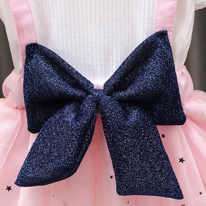 Vestido de Verano sin Mangas para Niñas 2025, Versión Coreana del Encantador Vestido de Princesa de Malla, Vestidos para Niñas, Moda Infantil con Lazo Grande - Product Image 5