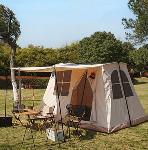 High Quality Flex Bow <b>Tent</b> Outdoor Cotton Canvas Family Spring bar <b>Tent</b> for 4 Person - Product Image 6