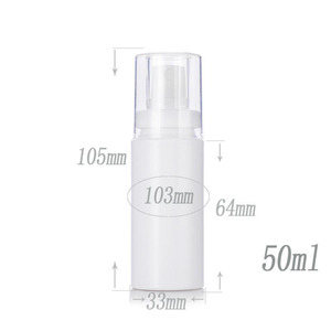 Atomiseur de brume fine à baïonnette en plastique PET blanc 50ml <span class=keywords><strong>60ml</strong></span> 80ml sous-embouteillage de parfum pour emballage cosmétique alcool - Product Image 4