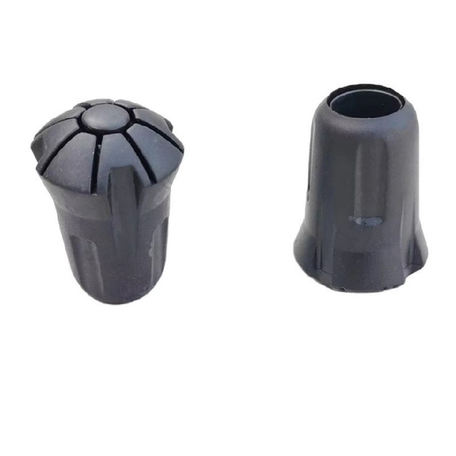Rubber Sleeves,  Anti Slip and Wear-Resistant Feet,Shock-Absorbing Poles, Tips, Protective Foot Covers for Mountaineering Poles