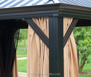 Tente de pavillon à double étage, tente de jardin chinoise imperméable à l'eau, <span class=keywords><strong>parapluie</strong></span> à quatre coins, moustiquaire, banquet de mariage, gazebo - Product Image 2