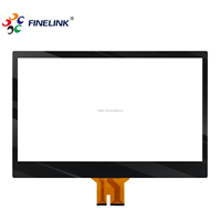 Kit de superposition d'écran tactile étanche pour table capacitive HMI LCD à cadre ouvert de 24 pouces pour écran tactile industriel de 23.8 pouces