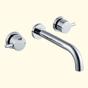 Doppi Manici a Parete Montato Nero Rubinetto del <span class=keywords><strong>Bagno</strong></span> <span class=keywords><strong>In</strong></span> <span class=keywords><strong>Ottone</strong></span> - Product Image 5